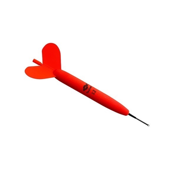 オレンジボンバースリム【羽根埋め込み式遠投カゴ発泡ウキ】(オレンジ18号)